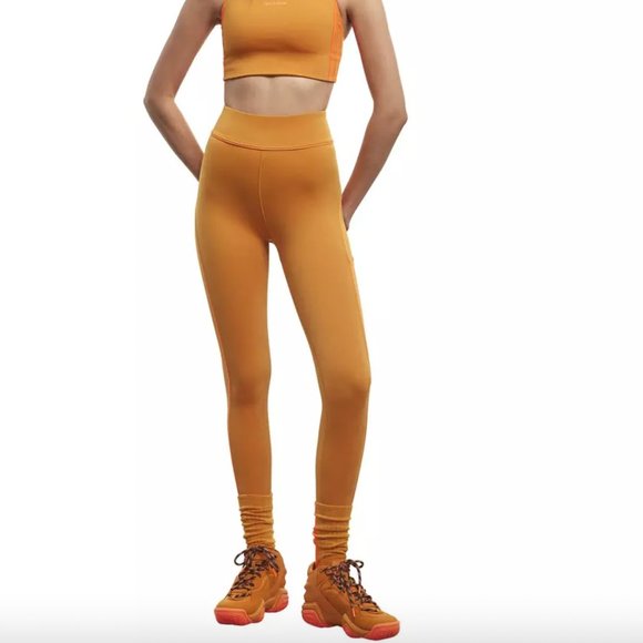 IVY PARK Pants - Adidas x Ivy Park Gold Leggings - Size 2X